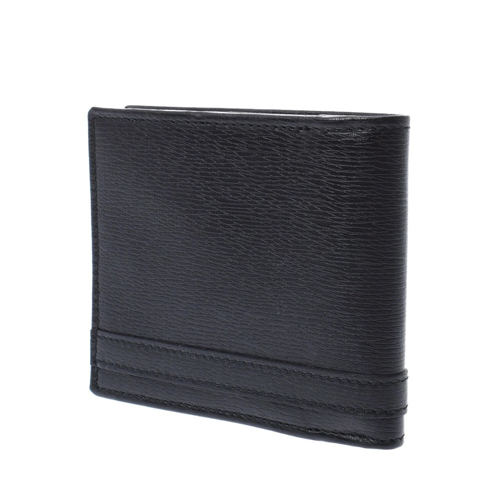 Gucci Wallet Bi fold Leather Black